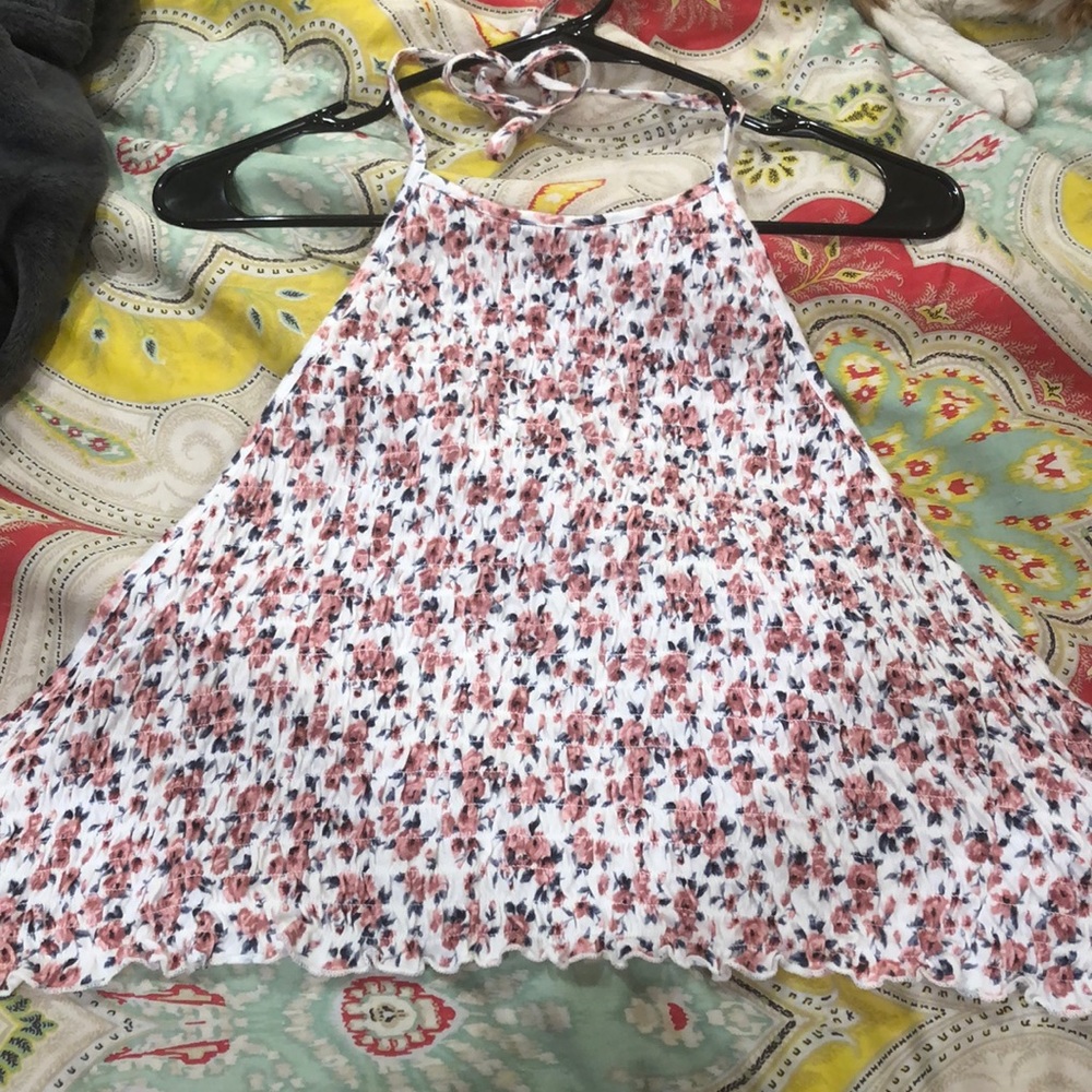 American Eagle tie smock top